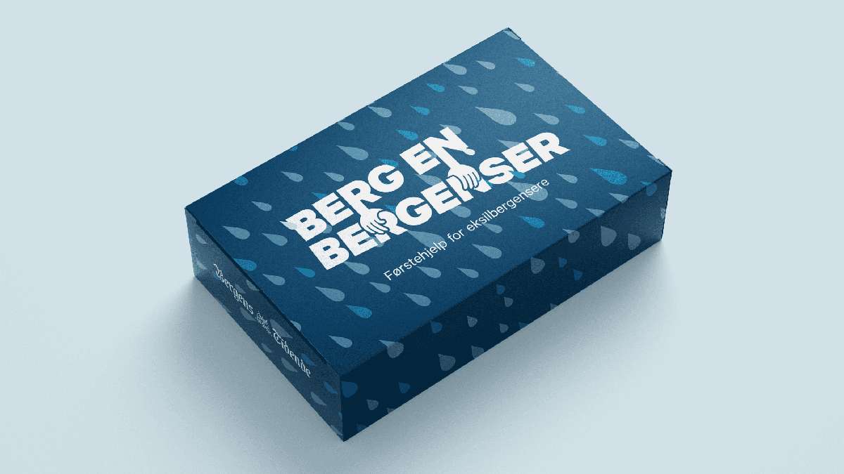 Produktbilde av førstehjelpsboksen – «berg en bergenser»